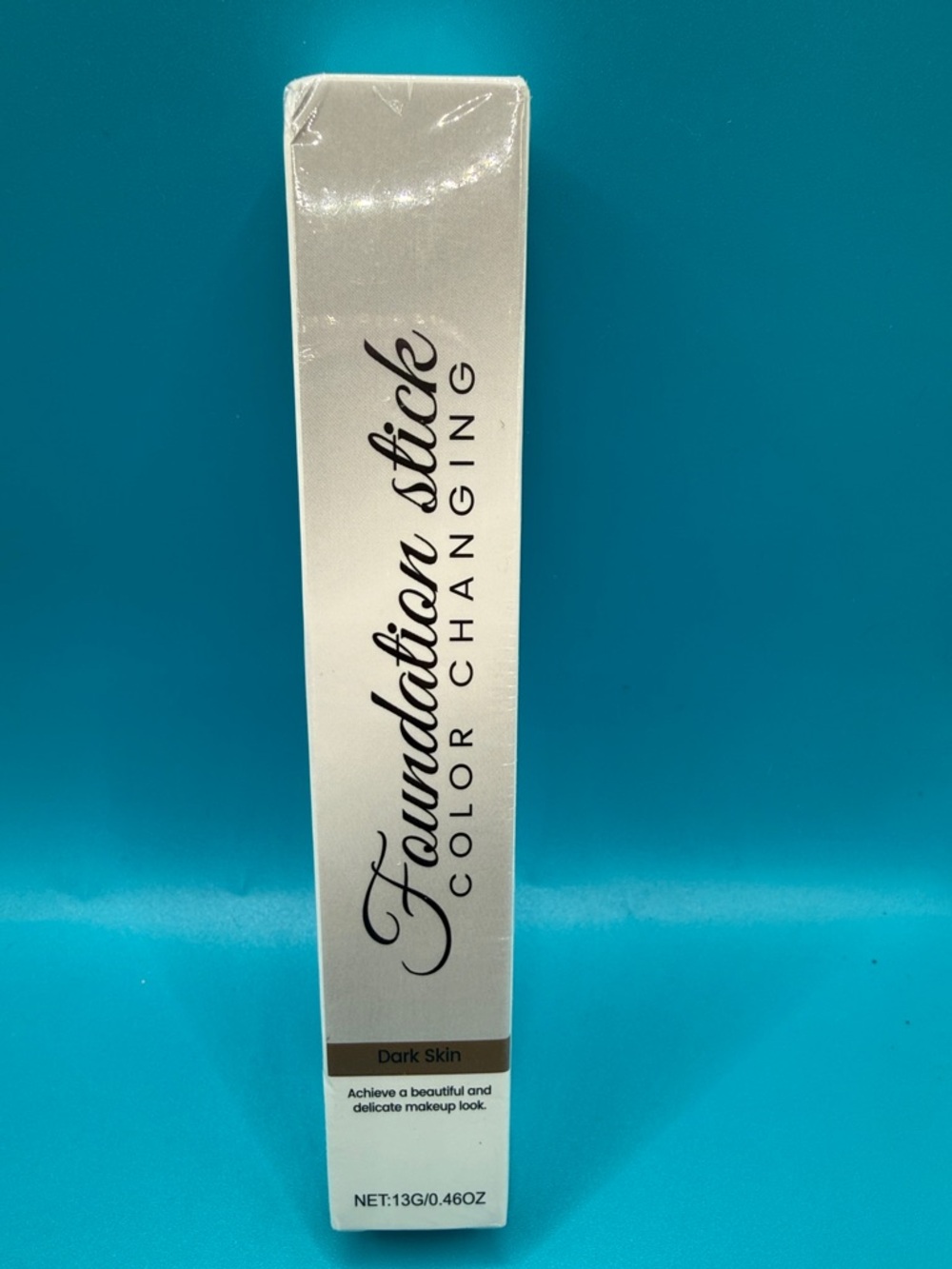 Color Changing Foundation Stick - Dark Skin, Pearl White Packaging